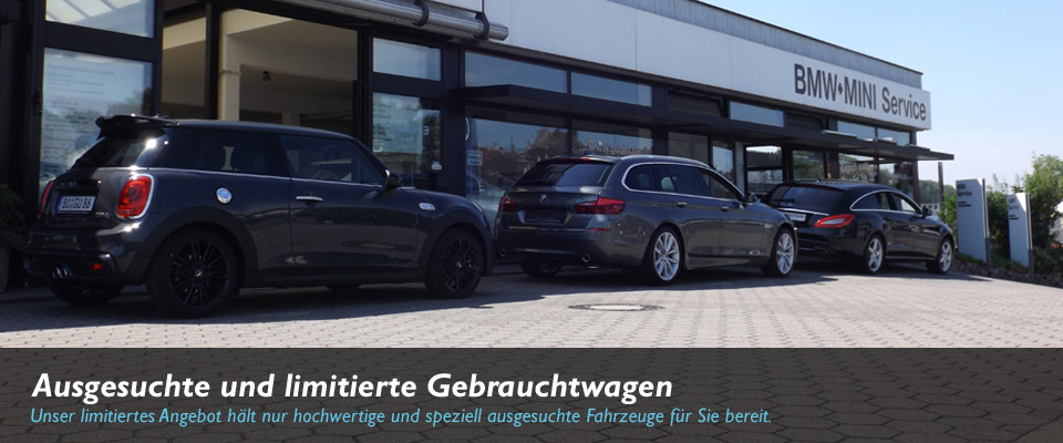 Limitiertes Gebrauchtwagenangebot